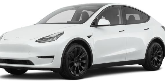 TESLA MODEL Y 2020 5YJYGDEF2LF021098 image